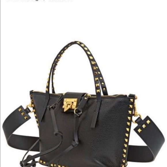 SOLD Valentino black small grainy rockstud hype - Picture 5 of 8